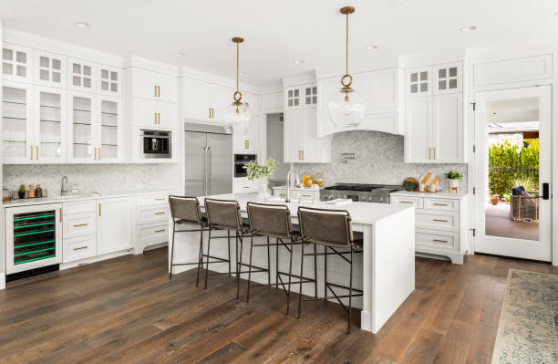 Tile pattern layout planning for backsplash in Atco